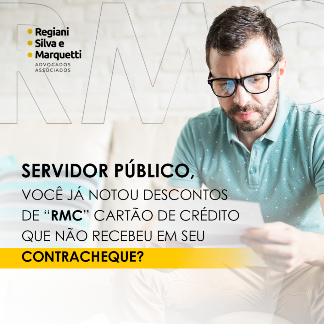 Imagem SERVIDOR PÚBLICO, VOCÊ JÁ NOTOU DESCONTOS DE “RMC” CARTÃO DE CRÉDITO QUE NÃO RECEBEU EM SEU CONTRACHEQUE?